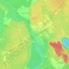 Topografische kaart Marmora, hoogte, reliëf