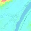 Topografische kaart Calapangan Sur, hoogte, reliëf