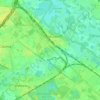 Topografische kaart Venne, hoogte, reliëf