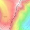 Topografische kaart Langtalerjochspitze, hoogte, reliëf