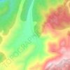Topografische kaart Sansarak, hoogte, reliëf