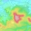 Topografische kaart Großer Knetzberg, hoogte, reliëf