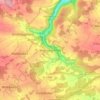 Topografische kaart Kleinziegenfeld, hoogte, reliëf