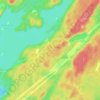 Topografische kaart Ompah, hoogte, reliëf