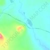 Topografische kaart Pöntsö, hoogte, reliëf