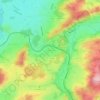 Topografische kaart Harbatshofen, hoogte, reliëf
