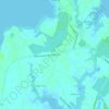 Topografische kaart McDaniel, hoogte, reliëf
