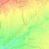 Topografische kaart Itlugan, hoogte, reliëf