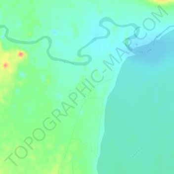 Topografische kaart Snag, hoogte, reliëf
