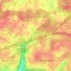 Topografische kaart Trieu à Vallée, hoogte, reliëf