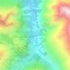 Topografische kaart Mandarfen, hoogte, reliëf