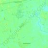 Topografische kaart Gribthorpe, hoogte, reliëf
