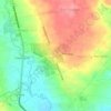 Topografische kaart Ula, hoogte, reliëf