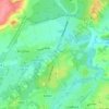 Topografische kaart Sleaford, hoogte, reliëf