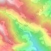 Topografische kaart Pallerols del Cantò, hoogte, reliëf