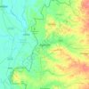 Topografische kaart Agartala, hoogte, reliëf