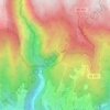 Topografische kaart Pisão, hoogte, reliëf
