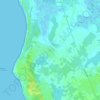 Topografische kaart Chaucre, hoogte, reliëf