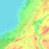 Topografische kaart Port Elgin, hoogte, reliëf
