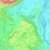 Topografische kaart Calco Superiore, hoogte, reliëf