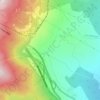 Topografische kaart Dehesa de los Poyales, hoogte, reliëf