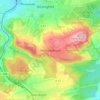 Topografische kaart Hummerbruch, hoogte, reliëf