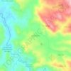 Topografische kaart Mato Dentro, hoogte, reliëf