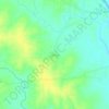 Topografische kaart Devala, hoogte, reliëf