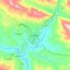 Topografische kaart Kundiawa, hoogte, reliëf