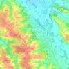 Topografische kaart Billau, hoogte, reliëf