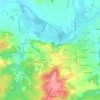 Topografische kaart La Guillaumie, hoogte, reliëf