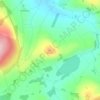 Topografische kaart Latrigg, hoogte, reliëf