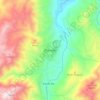 Topografische kaart Planadas, hoogte, reliëf
