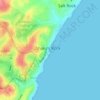 Topografische kaart Shaka's Rock, hoogte, reliëf
