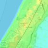 Topografische kaart Ainsdale-on-Sea, hoogte, reliëf