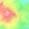 Topografische kaart Uromi, hoogte, reliëf