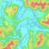 Topografische kaart Tornado, hoogte, reliëf