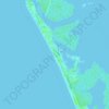 Topografische kaart Bonita Beach, hoogte, reliëf