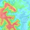 Topografische kaart Pomburpa, hoogte, reliëf