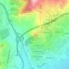 Topografische kaart Turó de Cerdanyola, hoogte, reliëf