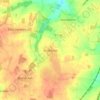 Topografische kaart Mulbarton, hoogte, reliëf