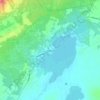 Topografische kaart Ylläsjärvi, hoogte, reliëf