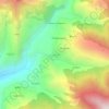 Topografische kaart Pantwari, hoogte, reliëf