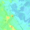 Topografische kaart Malaguit, hoogte, reliëf