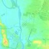 Topografische kaart Río Seco, hoogte, reliëf