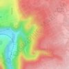 Topografische kaart Sur le Potai, hoogte, reliëf