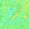 Topografische kaart Edewecht, hoogte, reliëf