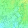 Topografische kaart Stalis, hoogte, reliëf