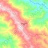 Topografische kaart Manshiang, hoogte, reliëf