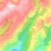 Topografische kaart Muriellos, hoogte, reliëf